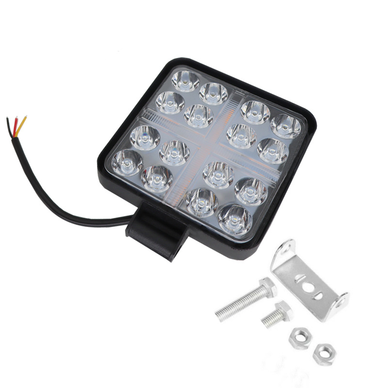 12-72W IP69K LED Fog Lights 10,000LM, Dustproof for Mining Trucks, E-Mark Certified