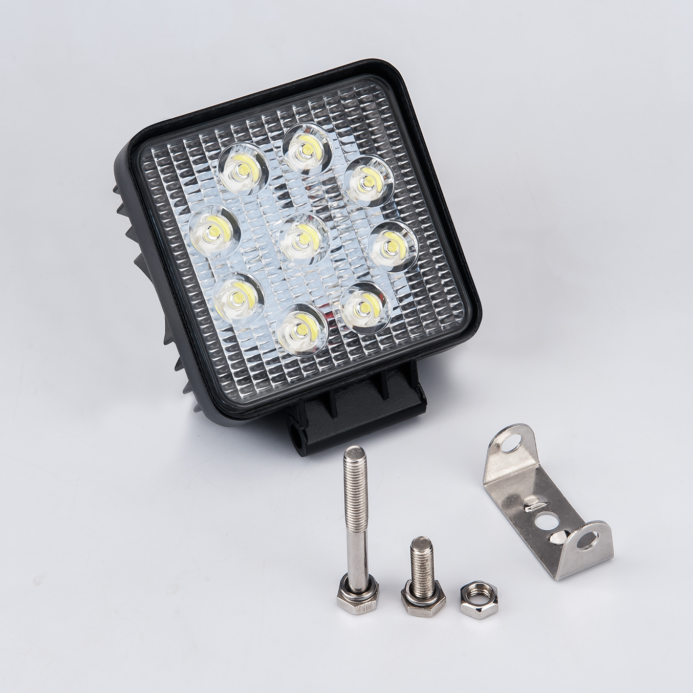  LED Fog light Alloy Die-casting PC Mirror Stainless Steel Bracket autu LED Fog lights