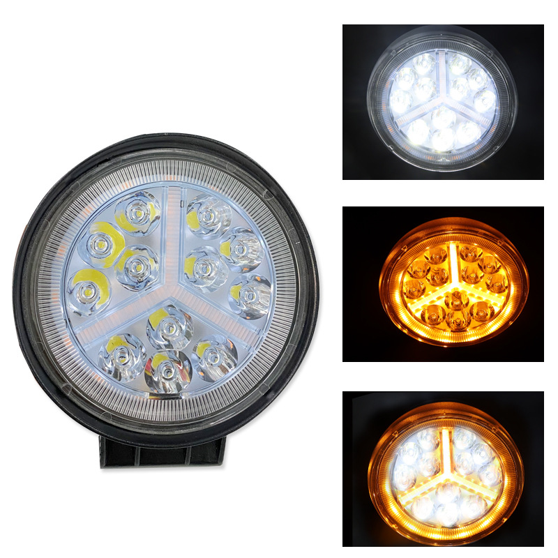 IP68 Waterproof DOT LED Fog Lighting for Vehiches, 6000K White, SAE J583 Compliant