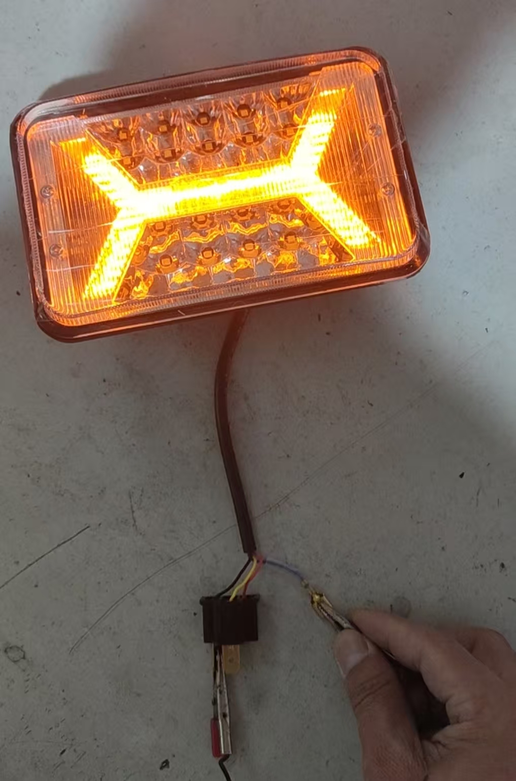 270° Sweeping Animation LED Fog Light - High-visibility for Harley/ADV Bikes