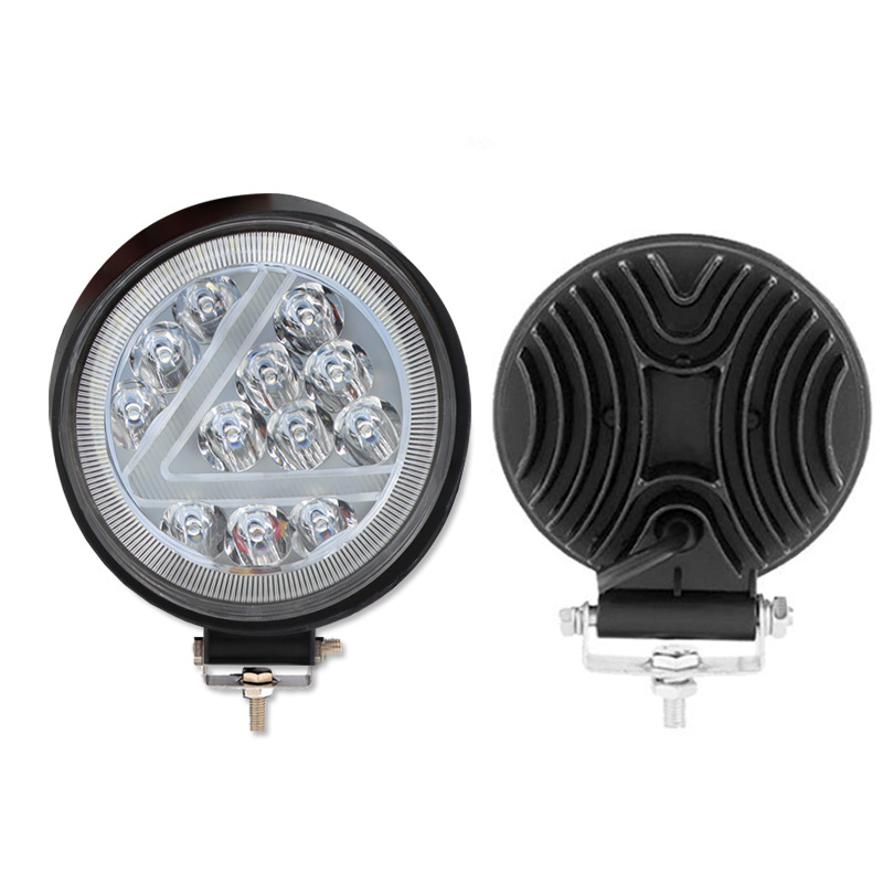 12-72W IP69K LED Fog Lights 10,000LM, Dustproof for Mining Trucks, E-Mark Certified