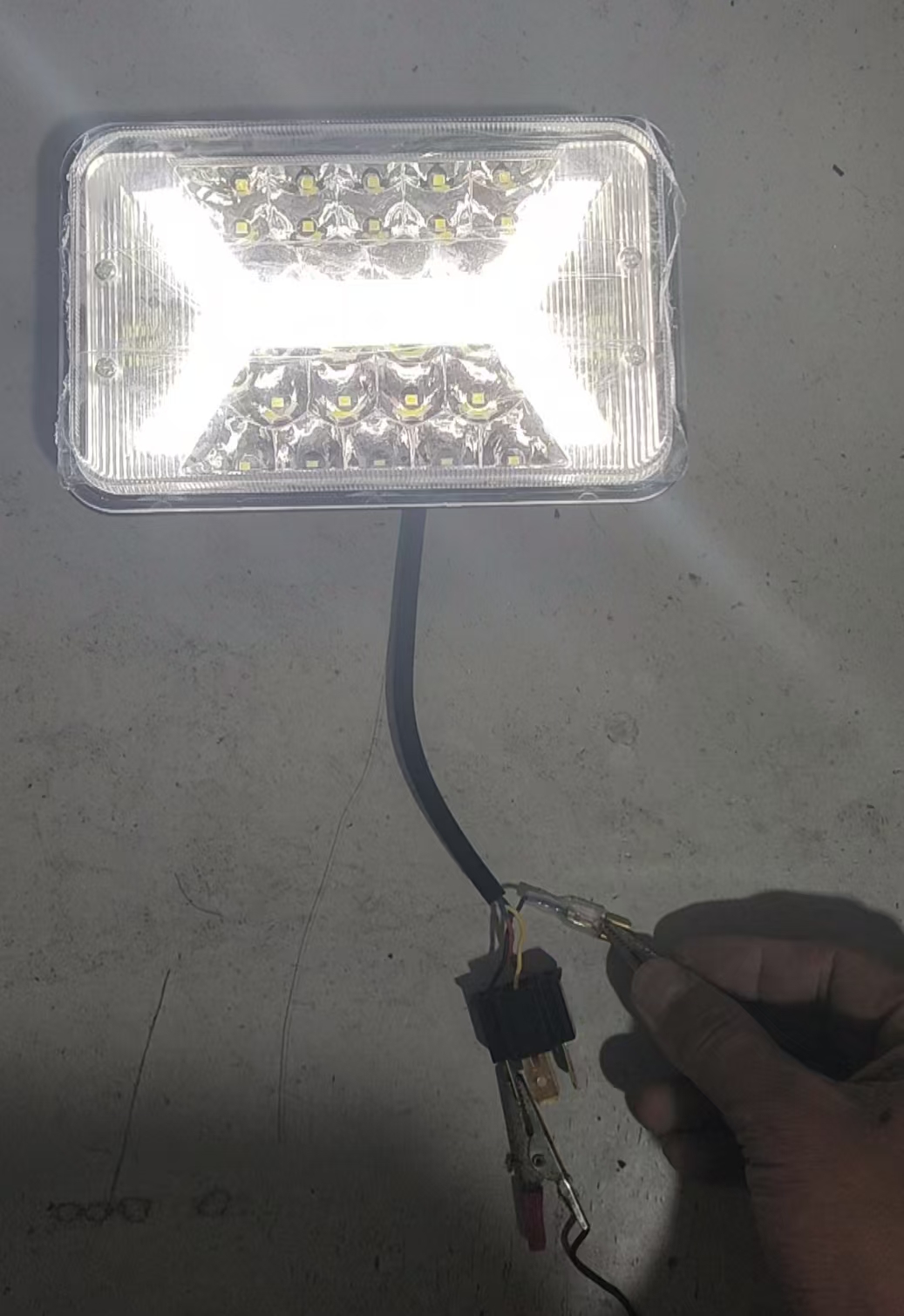 270° Sweeping Animation LED Fog Light - High-visibility for Harley/ADV Bikes