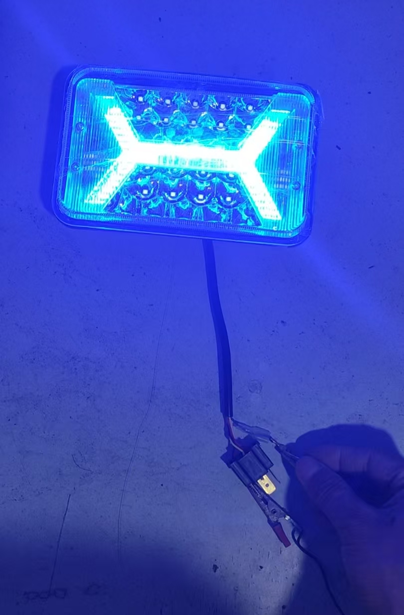 270° Sweeping Animation LED Fog Light - High-visibility for Harley/ADV Bikes