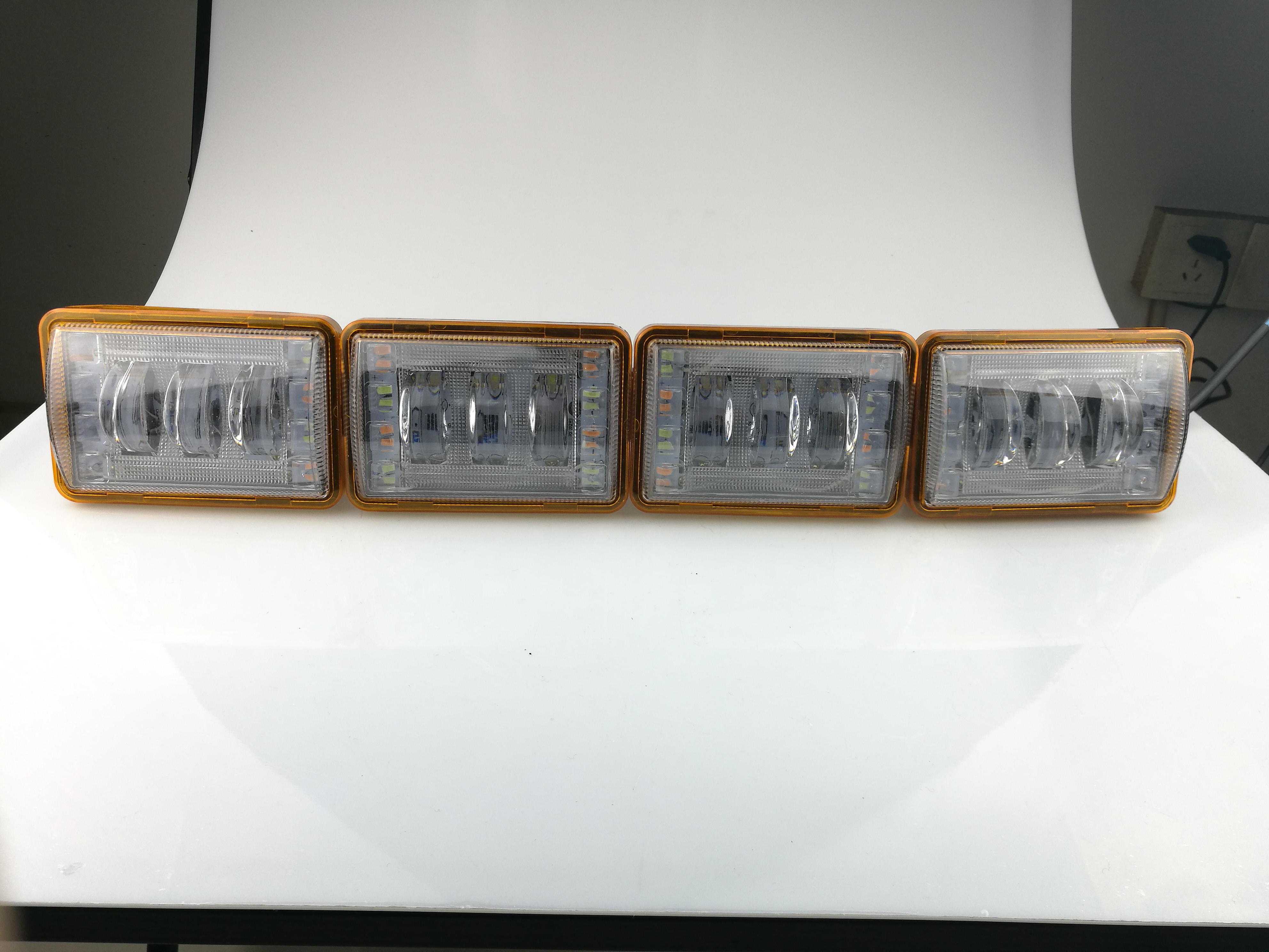 12/24V Heavy-Duty LED Fog Lights - For Russian Tractors And Forklifts.