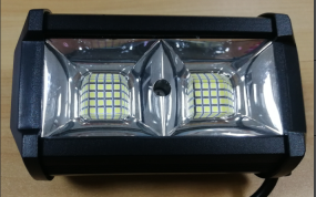 Jeep Wrangler LED fog light kit Alloy Die-casting PC Mirror Stainless Steel Bracket autu LED Fog lights