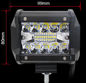 Jeep Wrangler LED fog light kit Alloy Die-casting PC Mirror Stainless Steel Bracket autu LED Fog lights