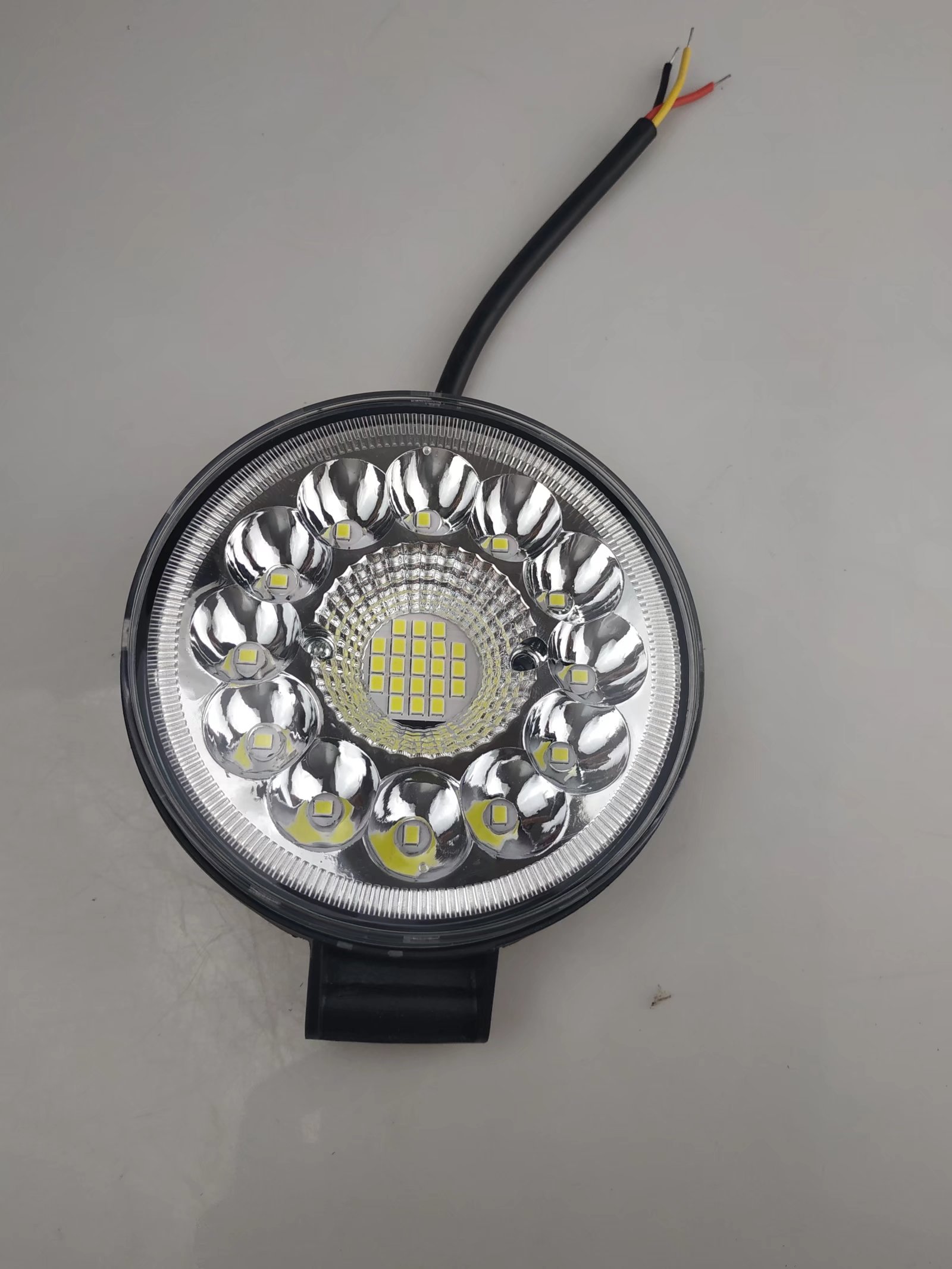 LED fog light kit Alloy Die-casting PC Mirror Stainless Steel Bracket autu LED Fog lights